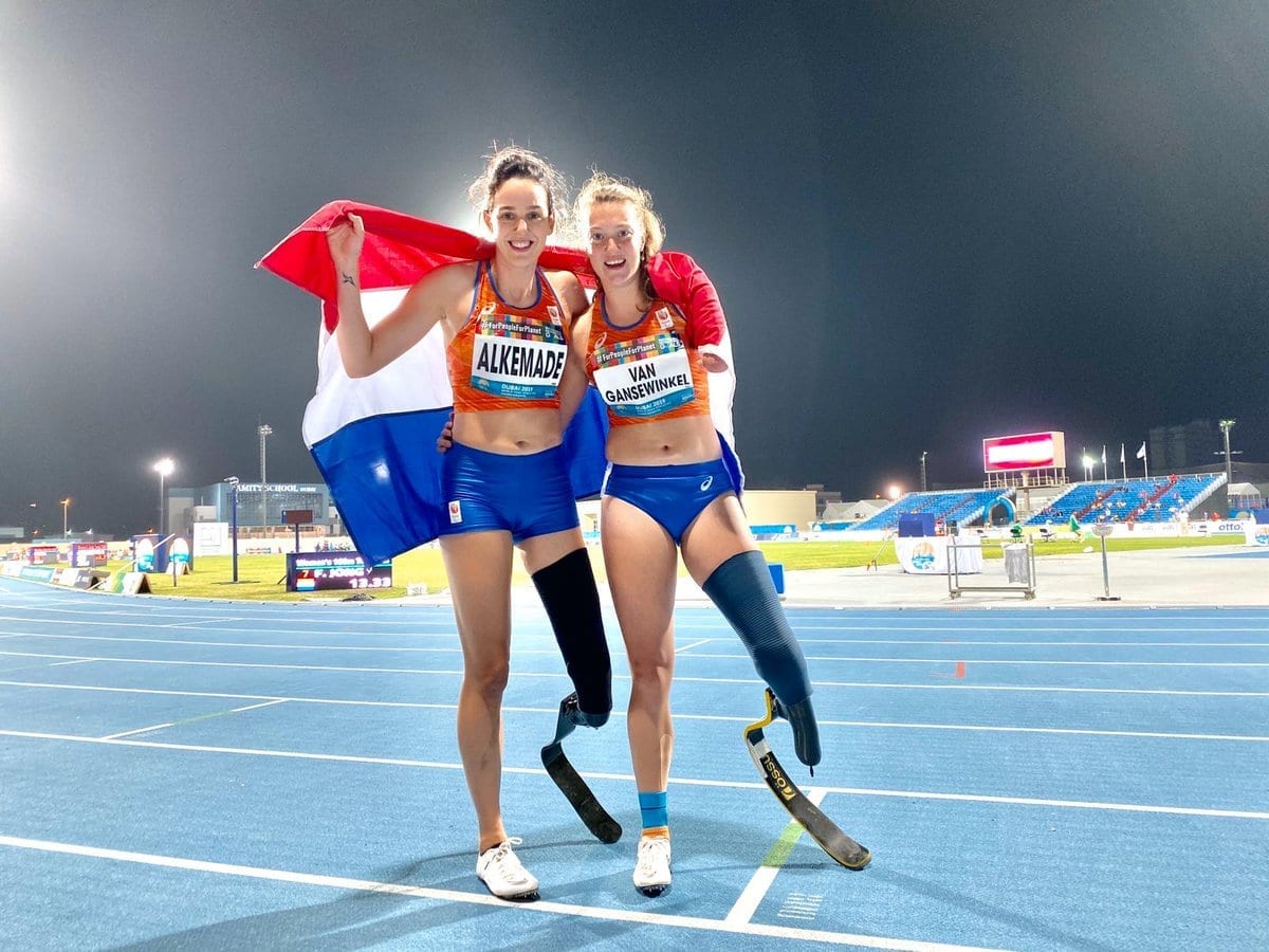 NOS: Nederlands zilver en brons op 100 meter bij WK para-atletiek